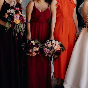 Burgundy Sorella Vita Bridesmaid dress